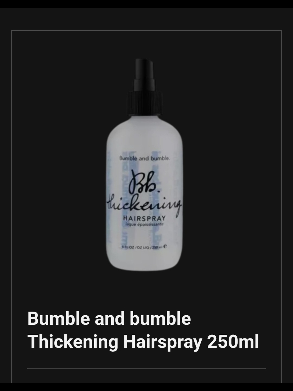 Bumble and bumble Thickening Spray